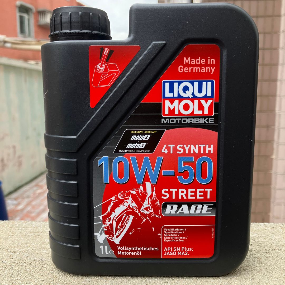 【10W-50】LIQUI MOLY Street Race 10W-50 全合成油 - 孖轆雜貨鋪 #皮包鐵# #電單車26#