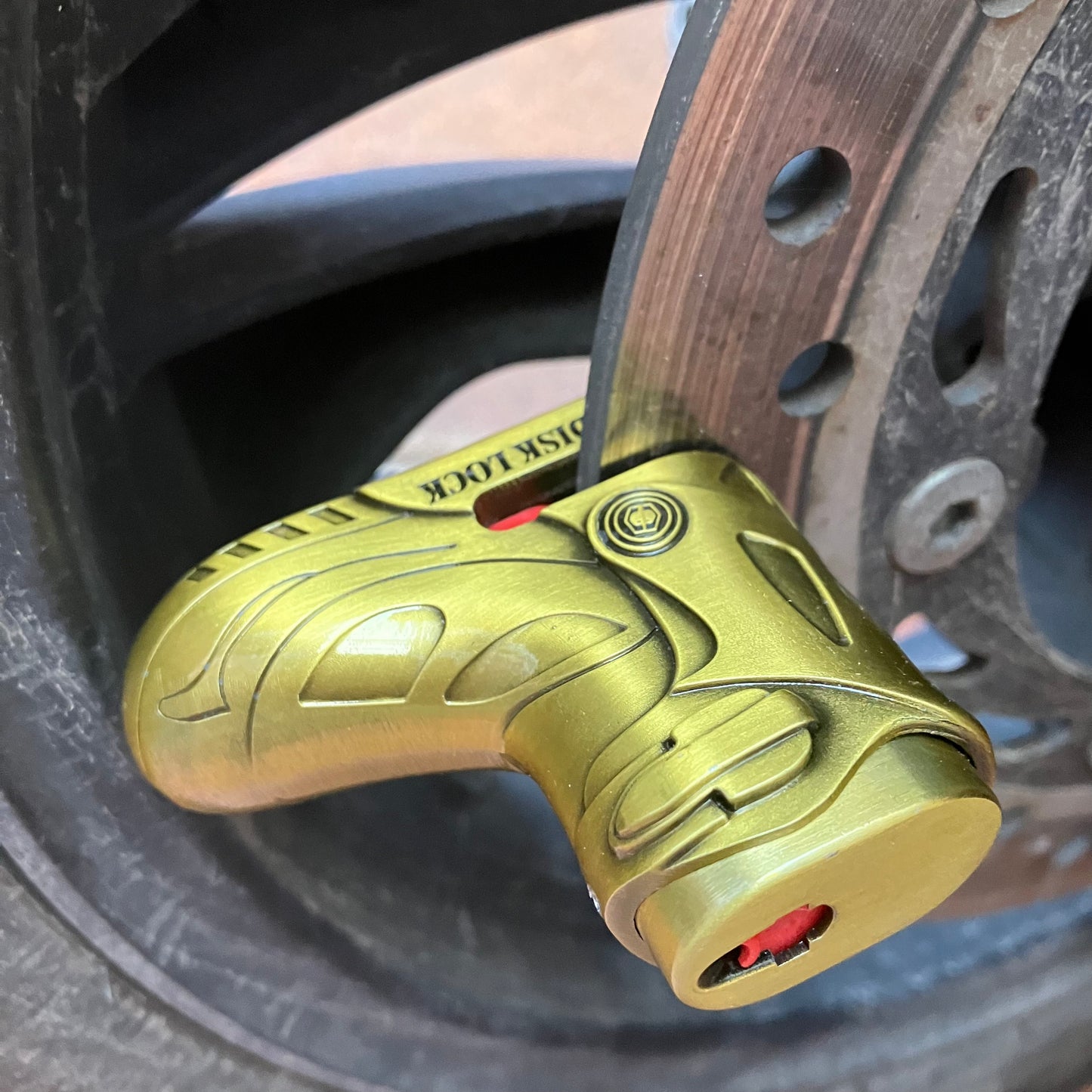 車Boot造型電單車碟鎖