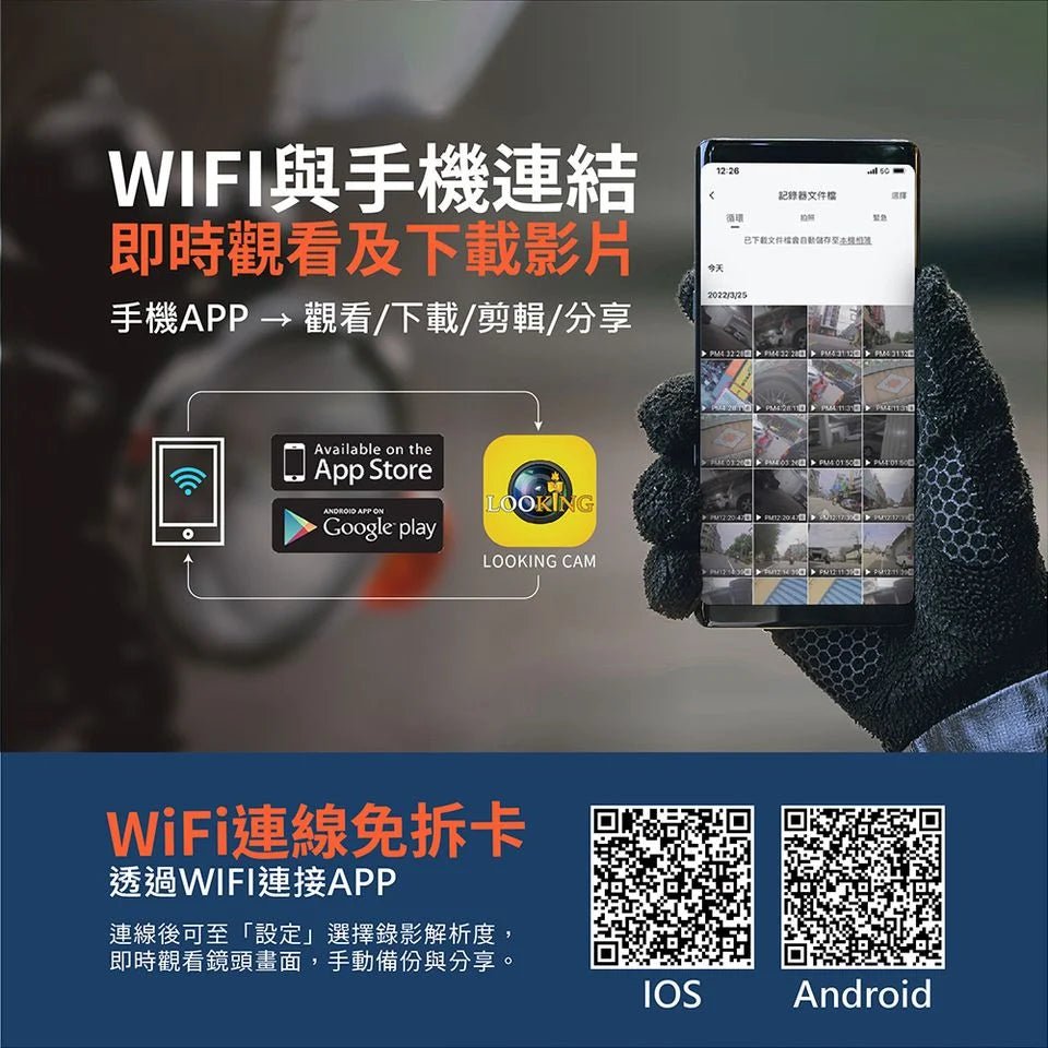 LOOKING錄得清 Vision 500 2K電單車行車紀錄儀 - 孖轆雜貨鋪 #皮包鐵# #電單車26#